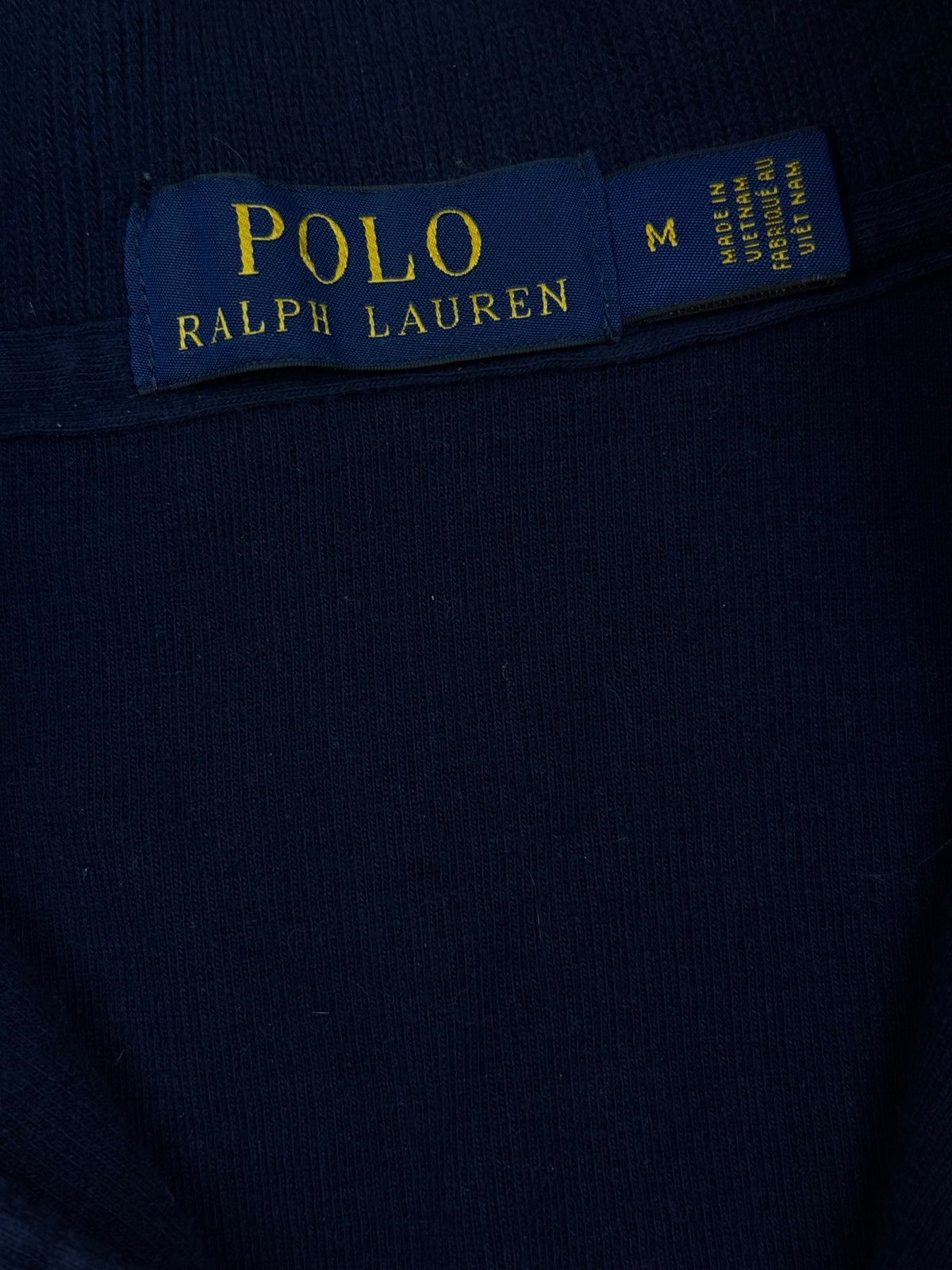 vintage navyblue Polo Ralph Lauren quarterzip {M}