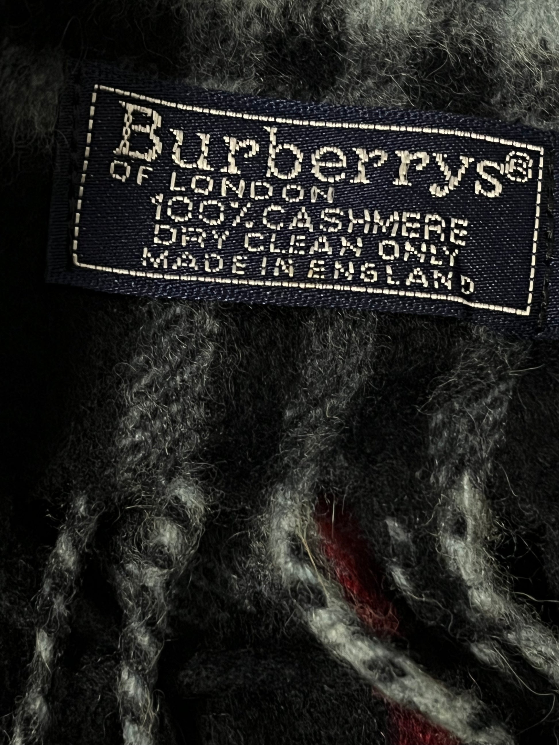 vintage Burberry scarf