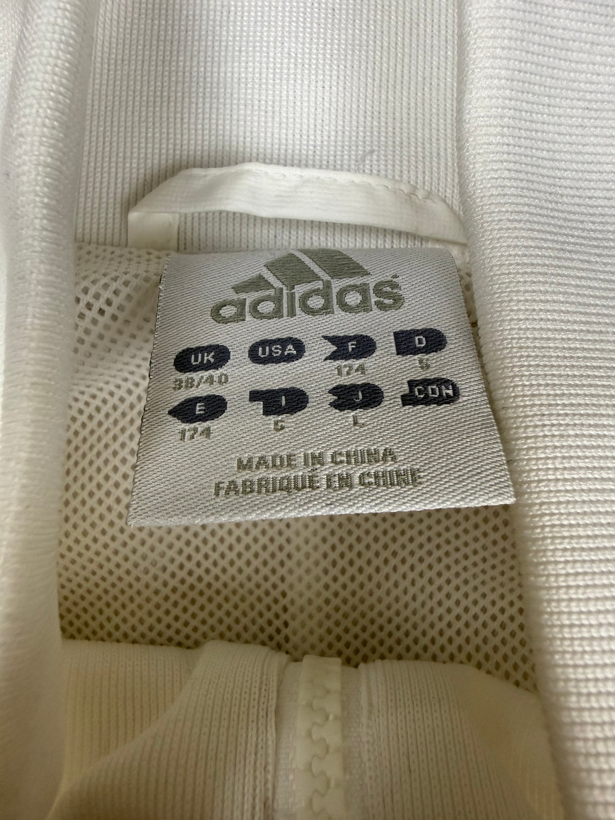 vintage Adidas Real Madrid windbreaker {L}