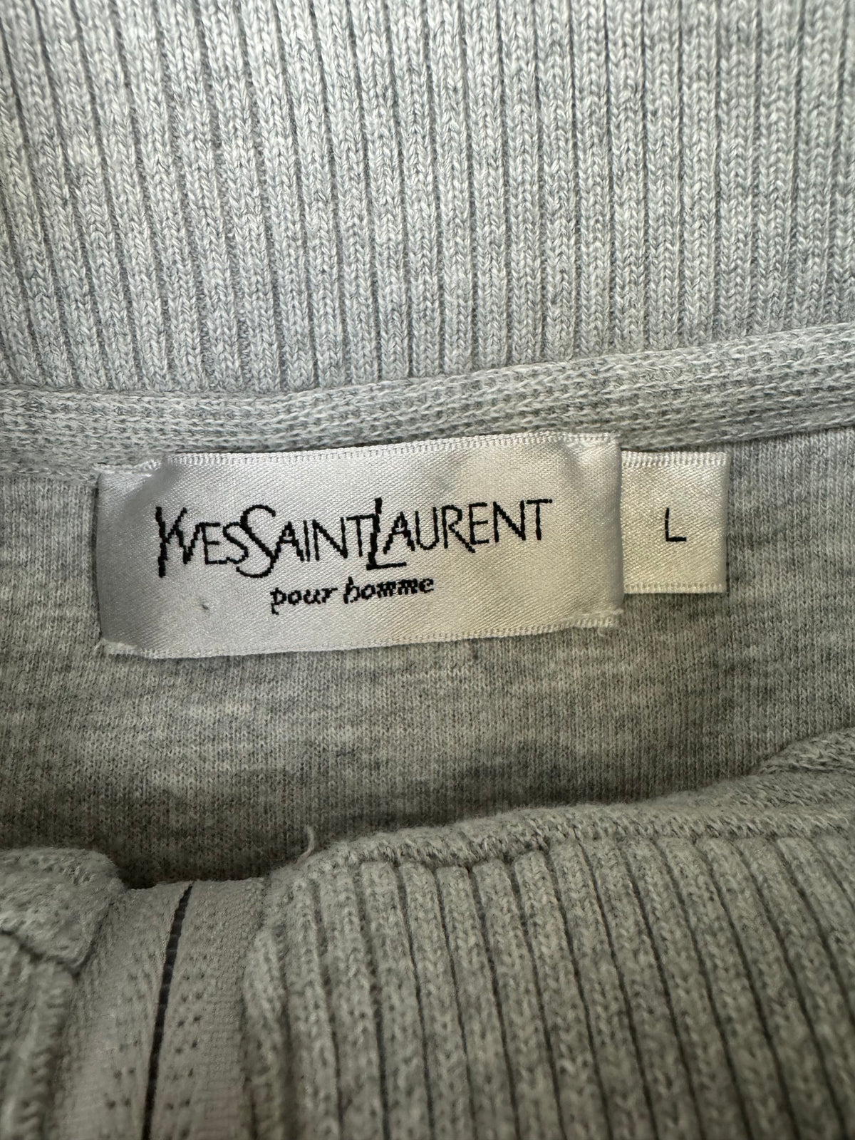 vintage YSL Yves Saint Laurent sweatjacket {L}