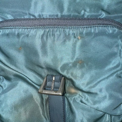 vintage turquoise Prada slingbag