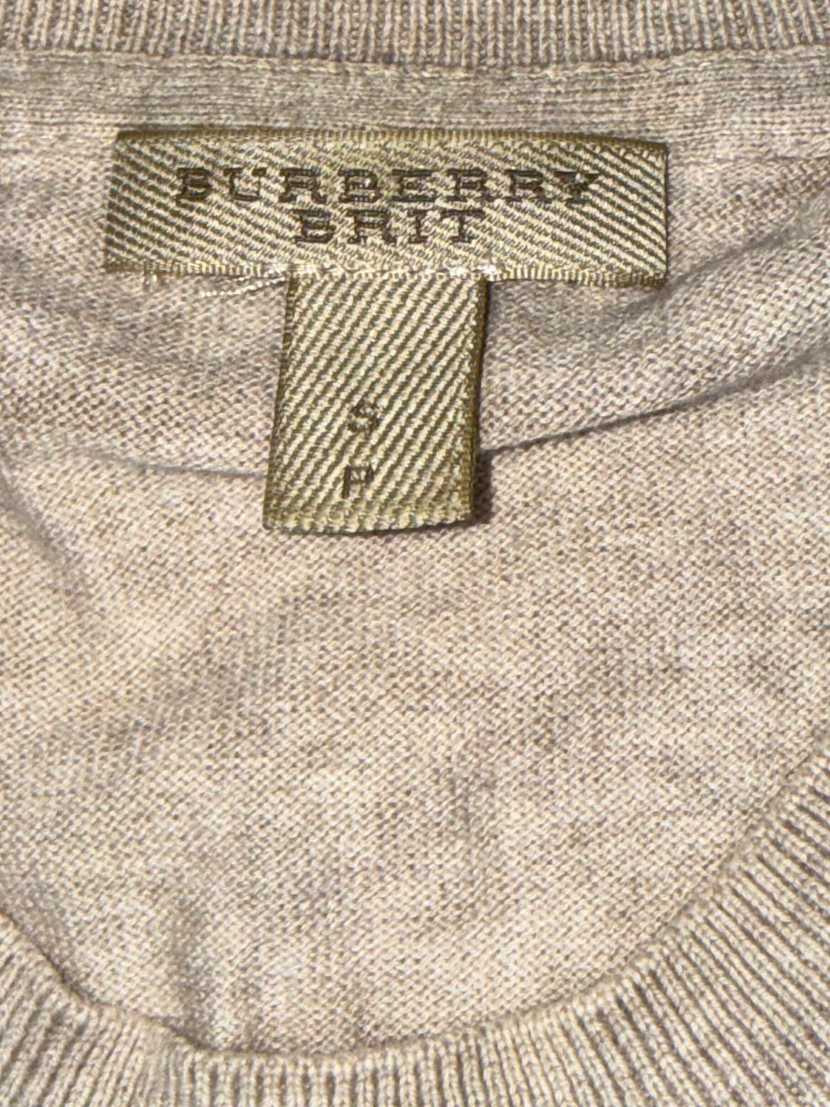 vintage Burberry knittedsweater {S}