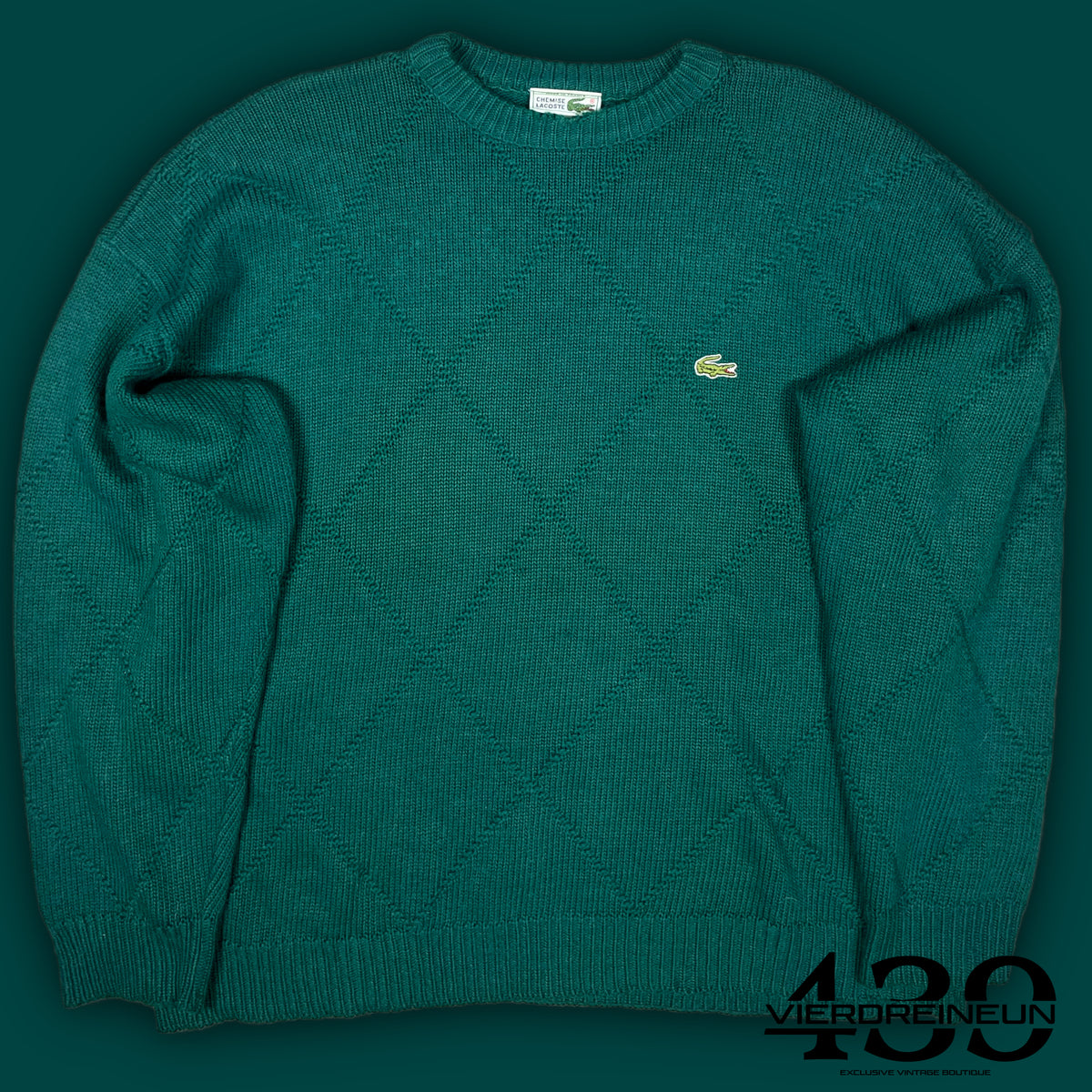 vintage Lacoste knittedsweater {L}