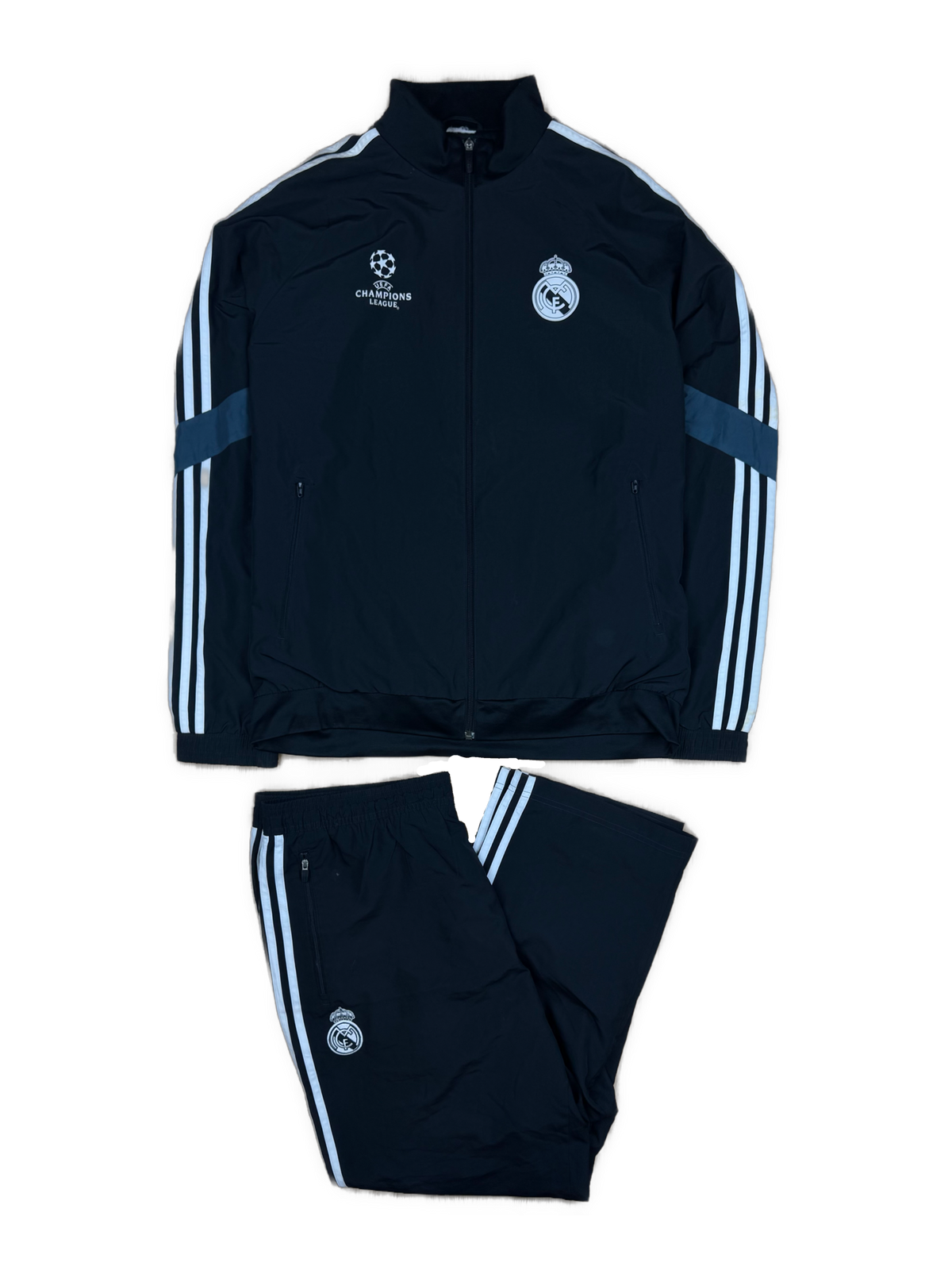 vintage Adidas Real Madrid UCL tracksuit {XL}