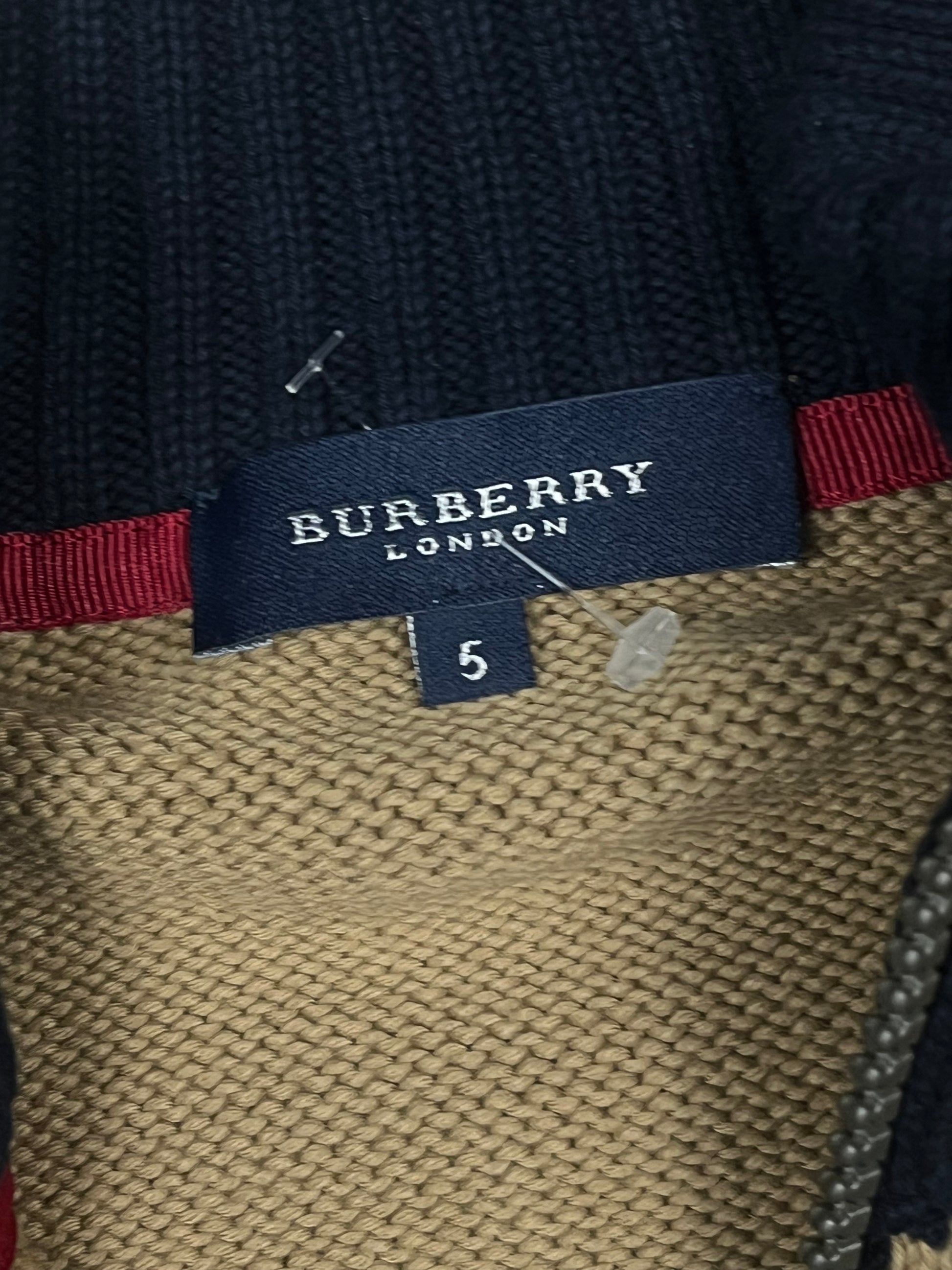 vintage Burberry sweatjacket {L}