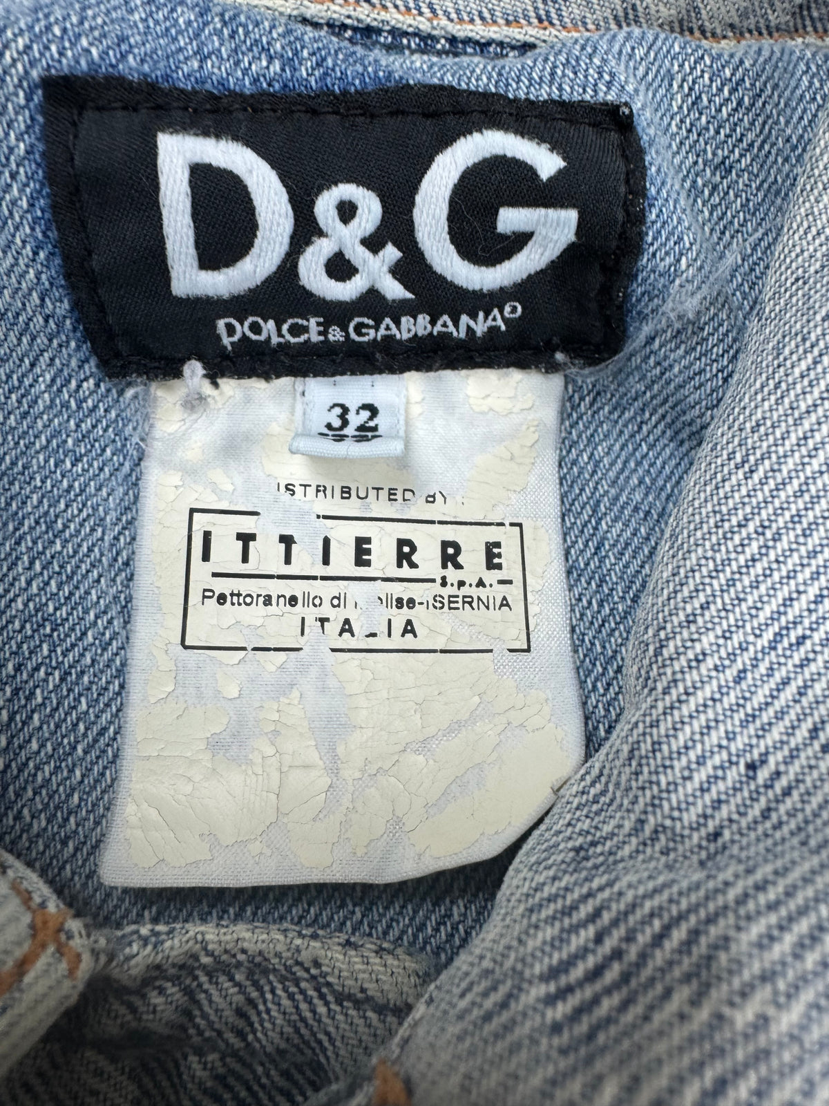 vintage Dolce & Gabbana jeansjacket {S}