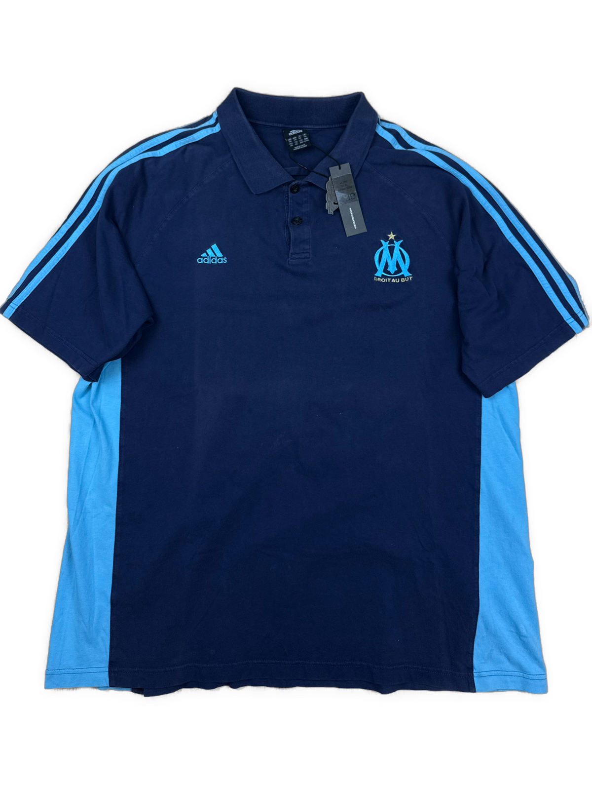 vintage Adidas Olympique Marseille polo {XXL}