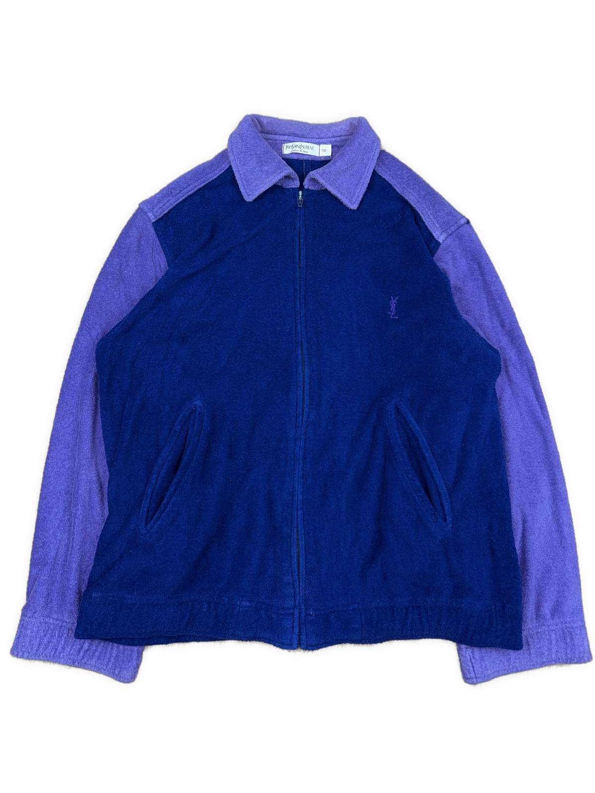 vintage YSL Yves Saint Laurent sweatjacket {S}