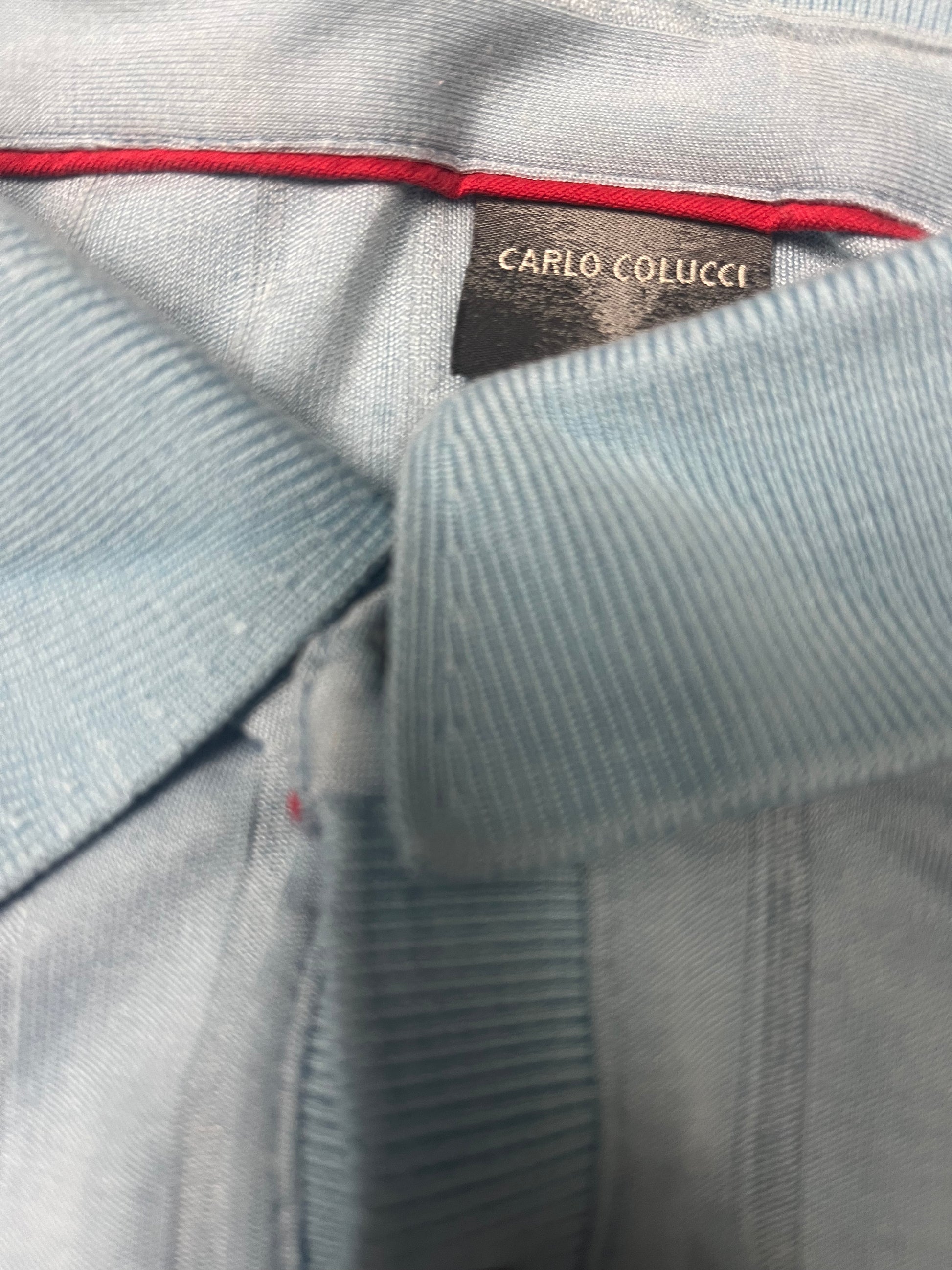 vintage babyblue Carlo Colucci polo {L}