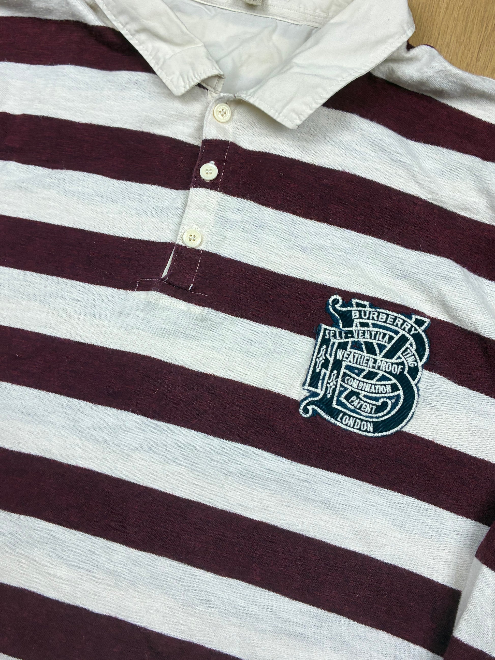 vintage Burberry polo long {XL}