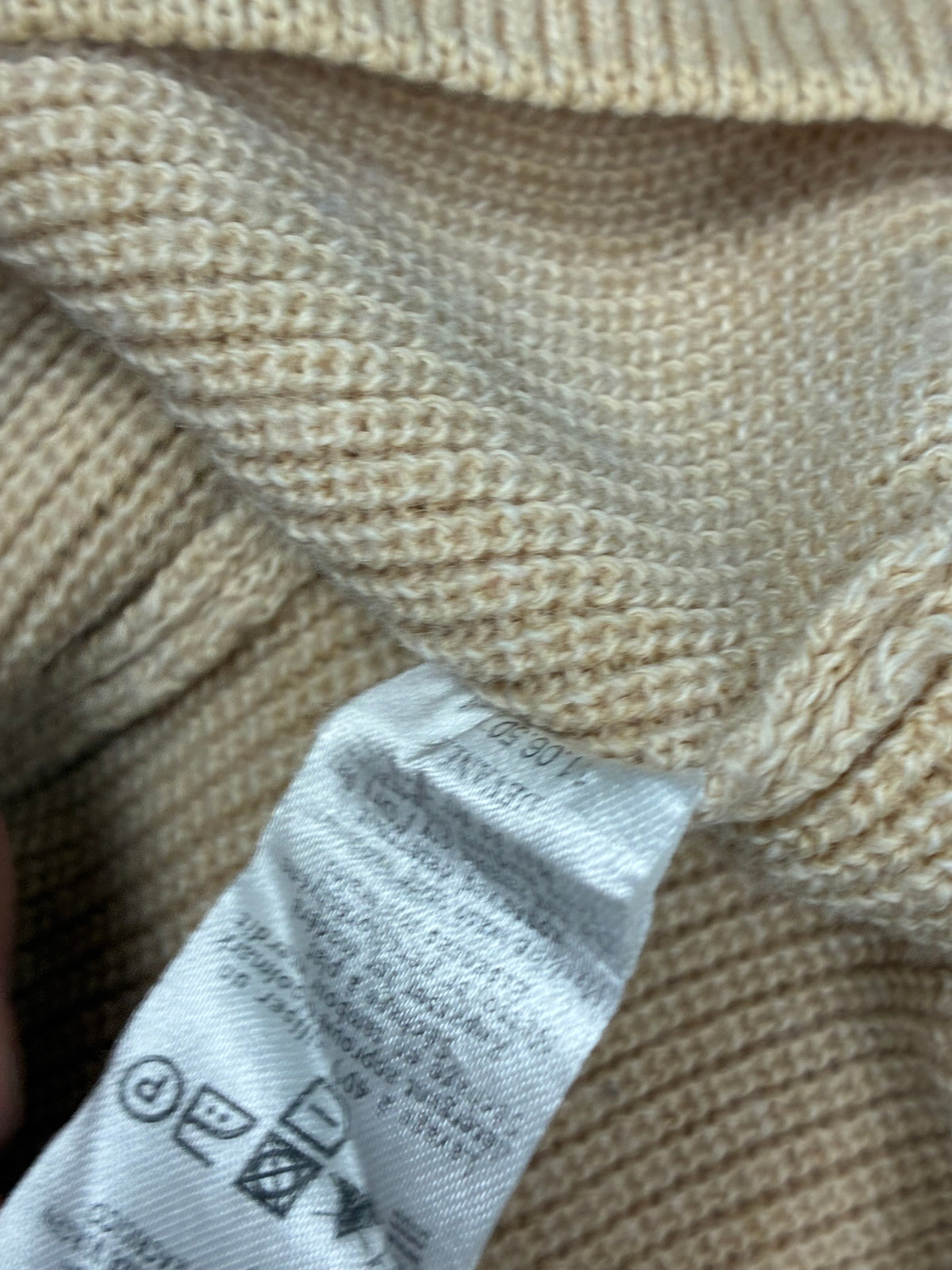 vintage Lacoste halfzip knittedsweater {M}