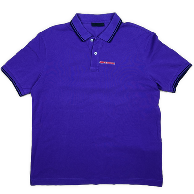 vintage purple Prada polo {L}