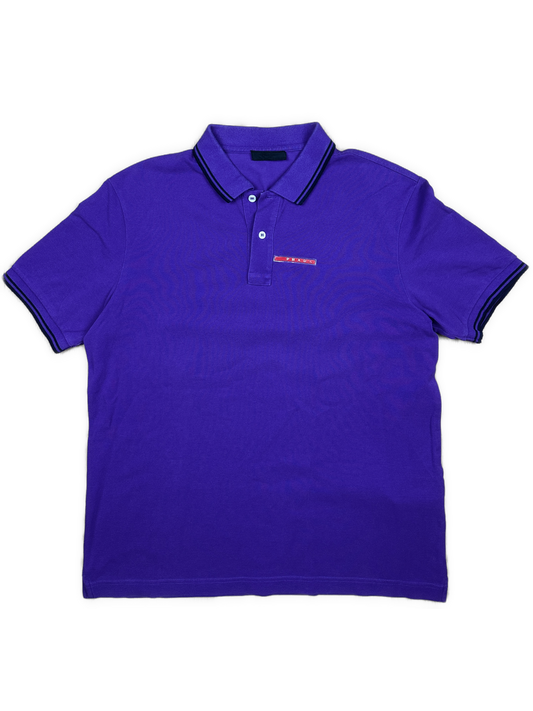 vintage purple Prada polo {L}