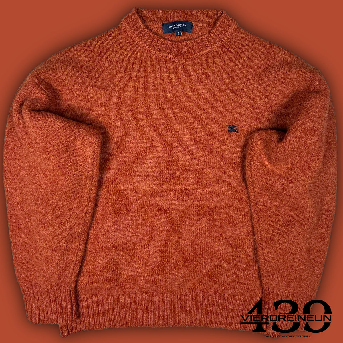 vintage Burberry knittedsweater {S}