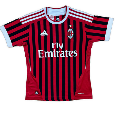 vintage Adidas Ac Milan home jersey {XS}