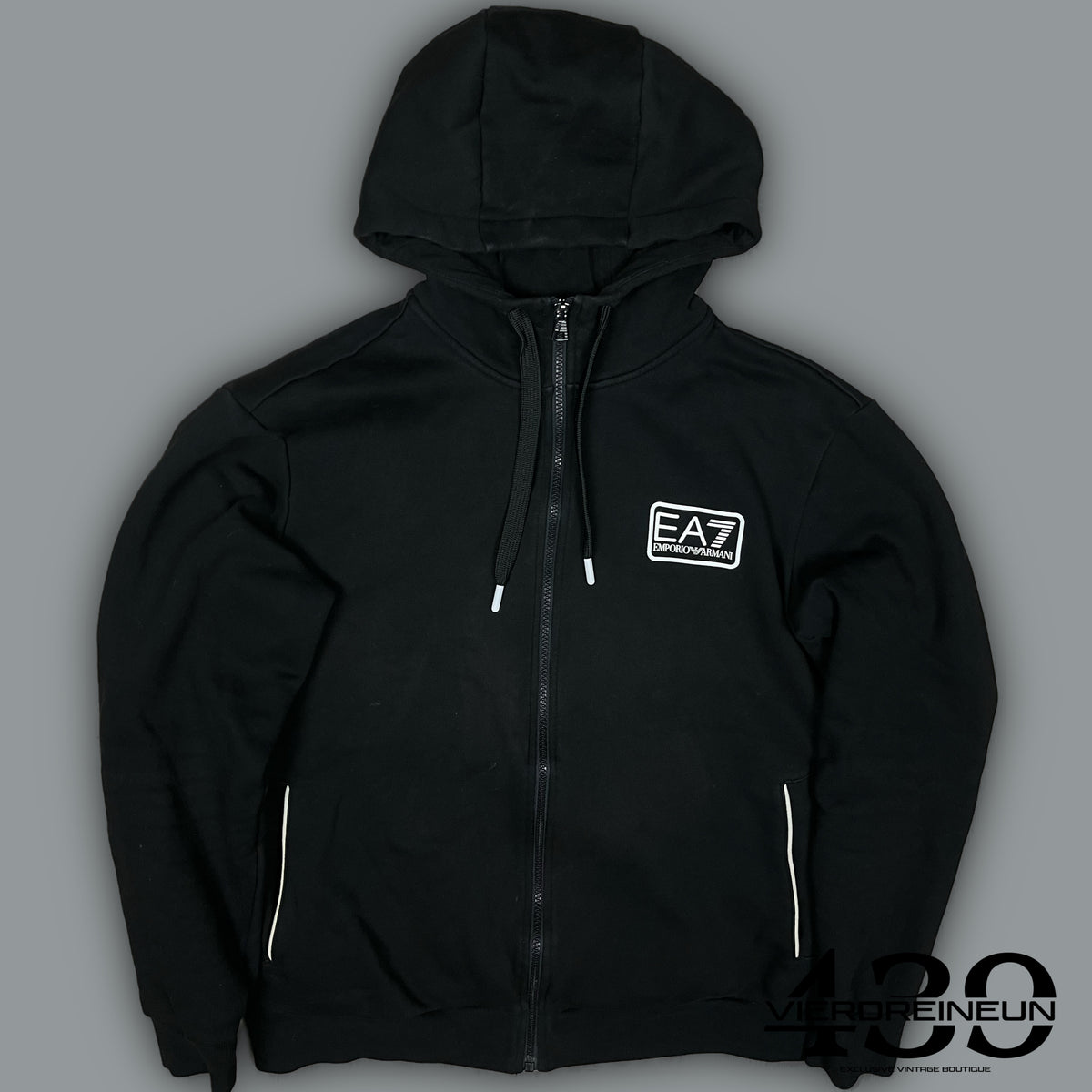 vintage EA7 Emporio Armani sweatjacket {L}