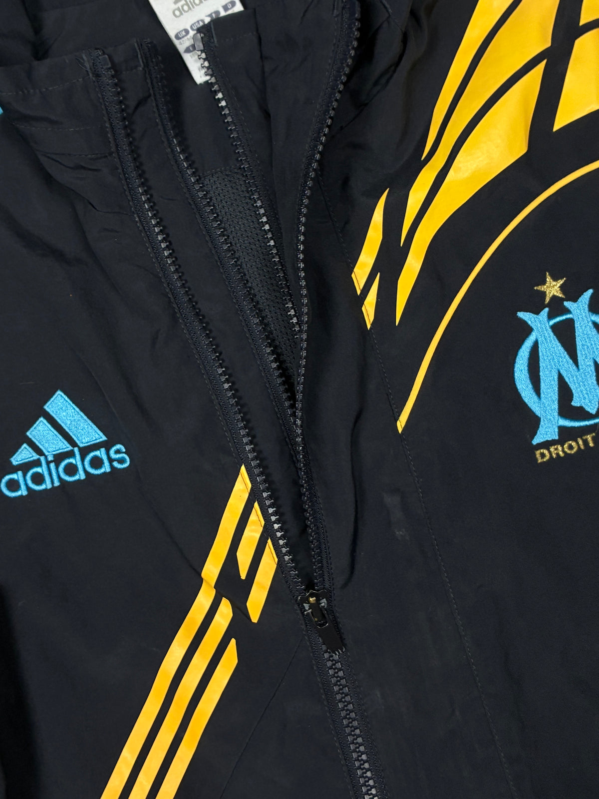 vintage Adidas Olympique Marseille windbreaker {XL}