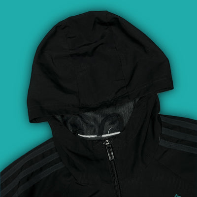 black Adidas Real Madrid windbreaker {XS}