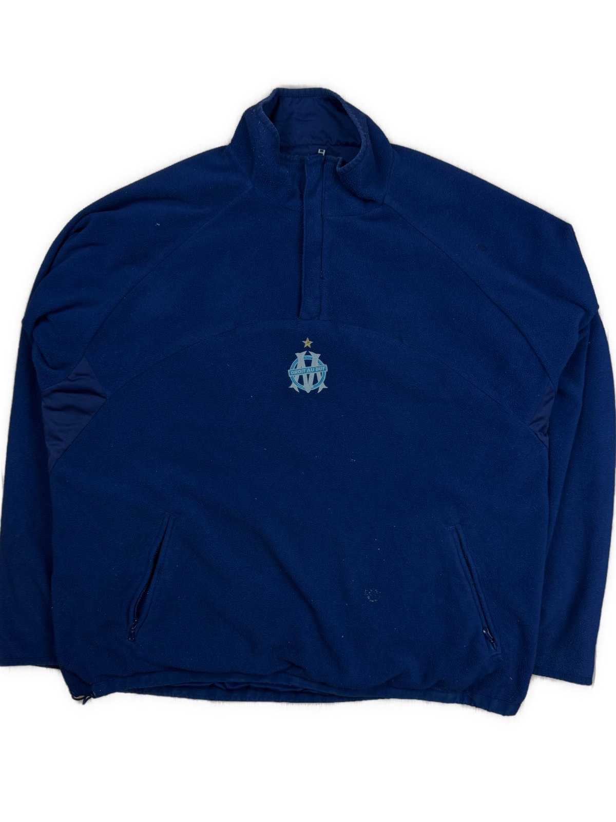 vintage Adidas Olympique Marseille quarterzip {XL}