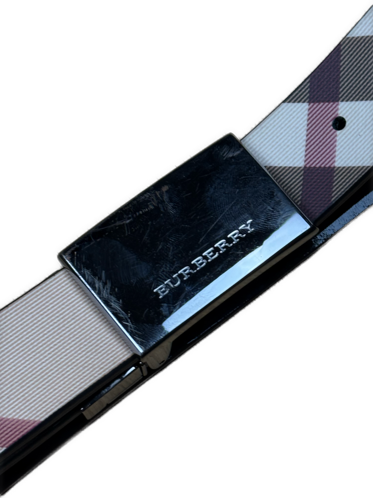 vintage reversible Burberry belt