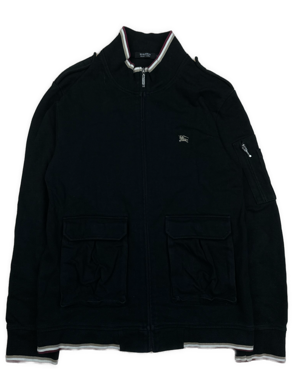 vintage Burberry Black Label sweatjacket {M}