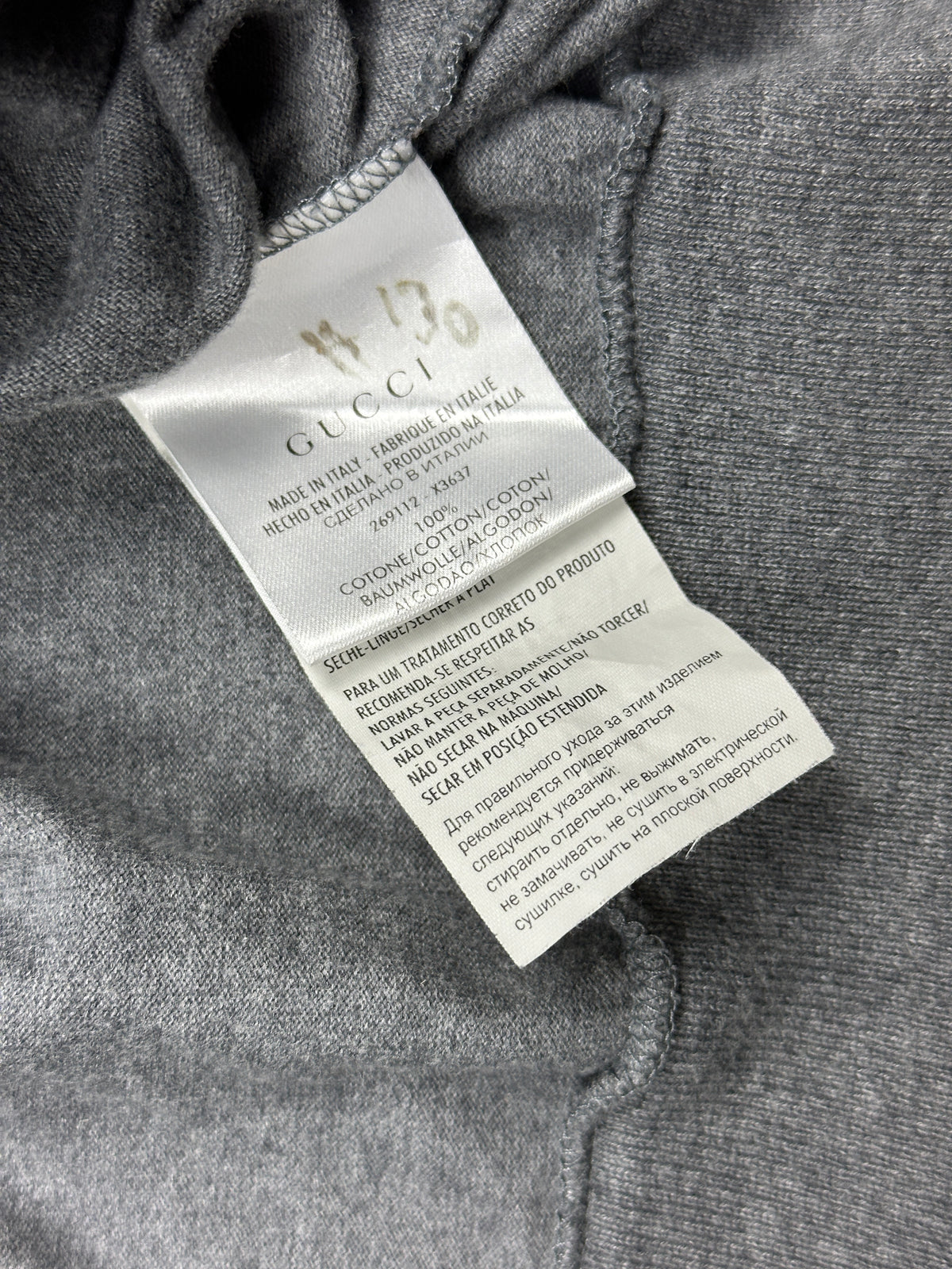 vintage grey Gucci sweater {L}