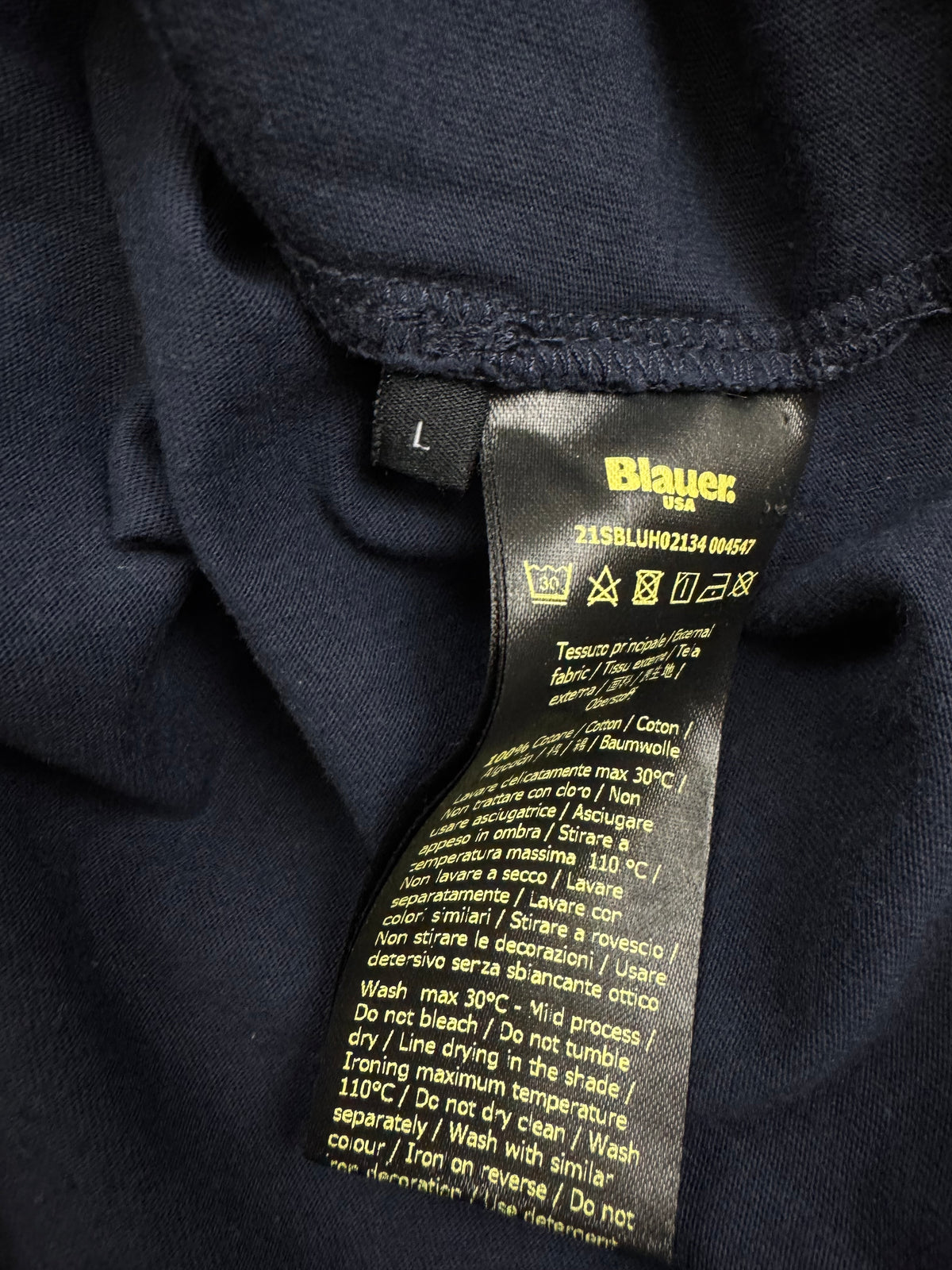 vintage Blauer t-shirt {L}