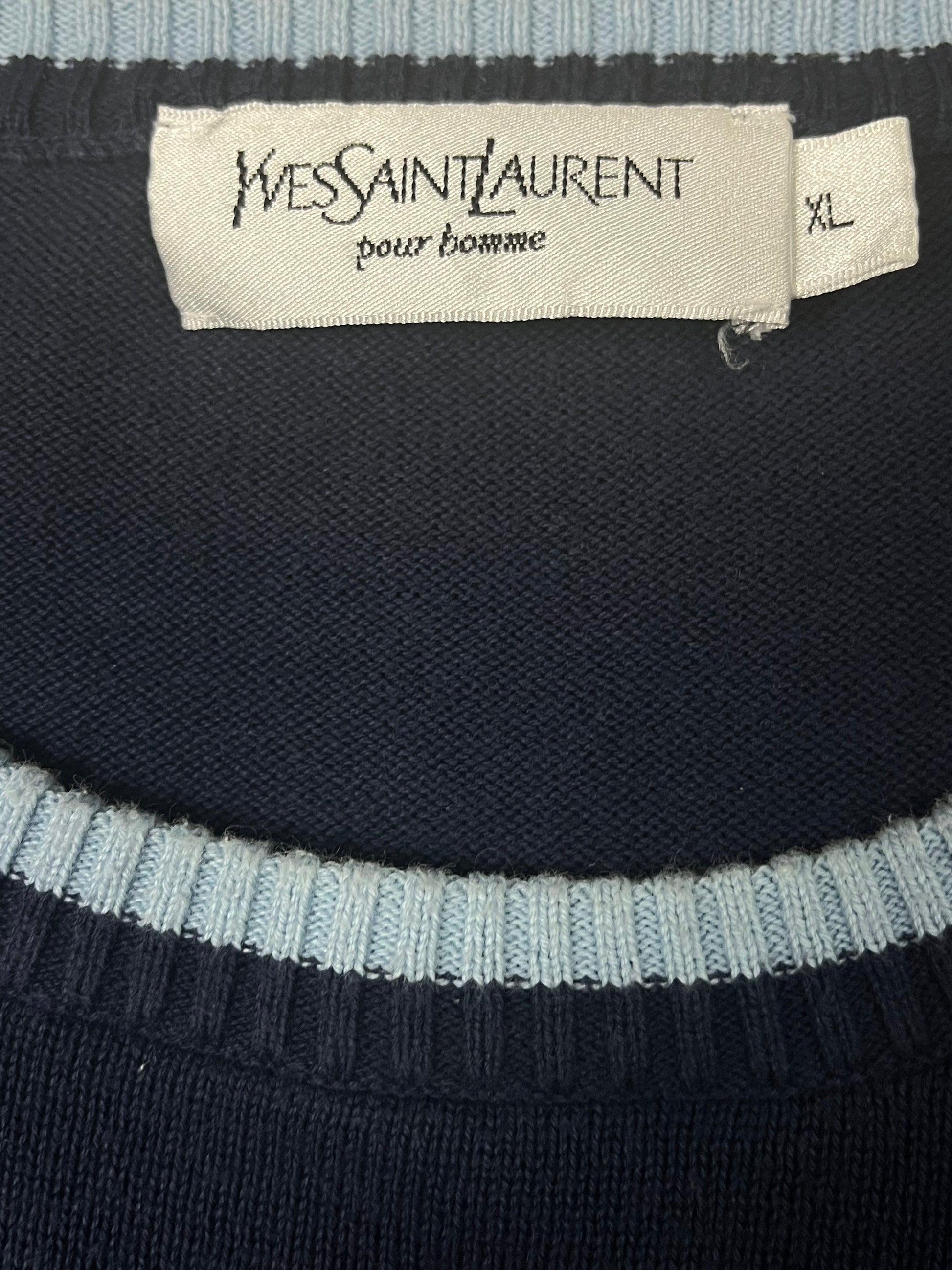 vintage Yves Saint Laurent knittedsweater {L}