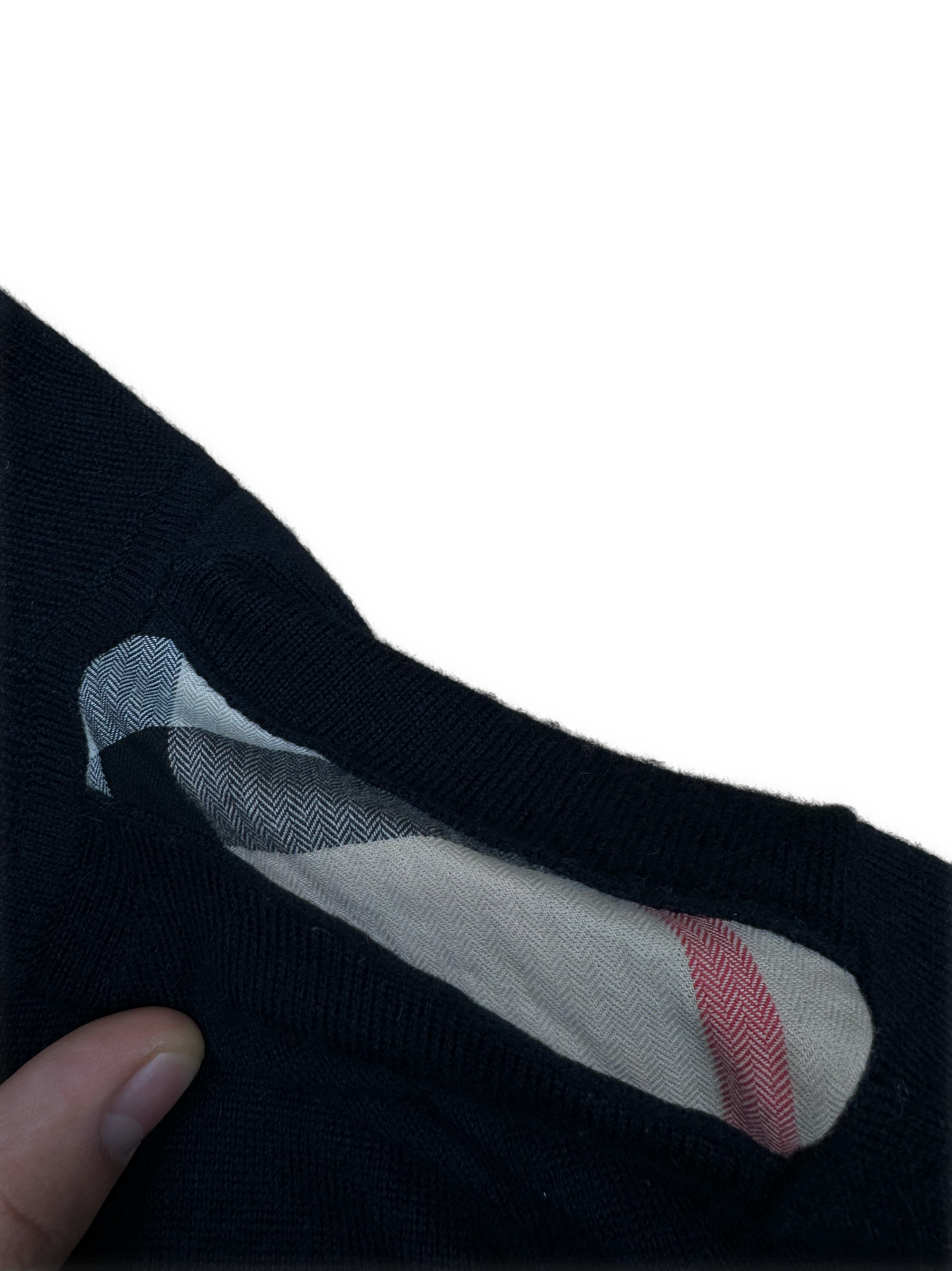 vintage Burberry quarterzip {M}