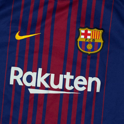 blue Nike Fc Barcelona home jersey {S}