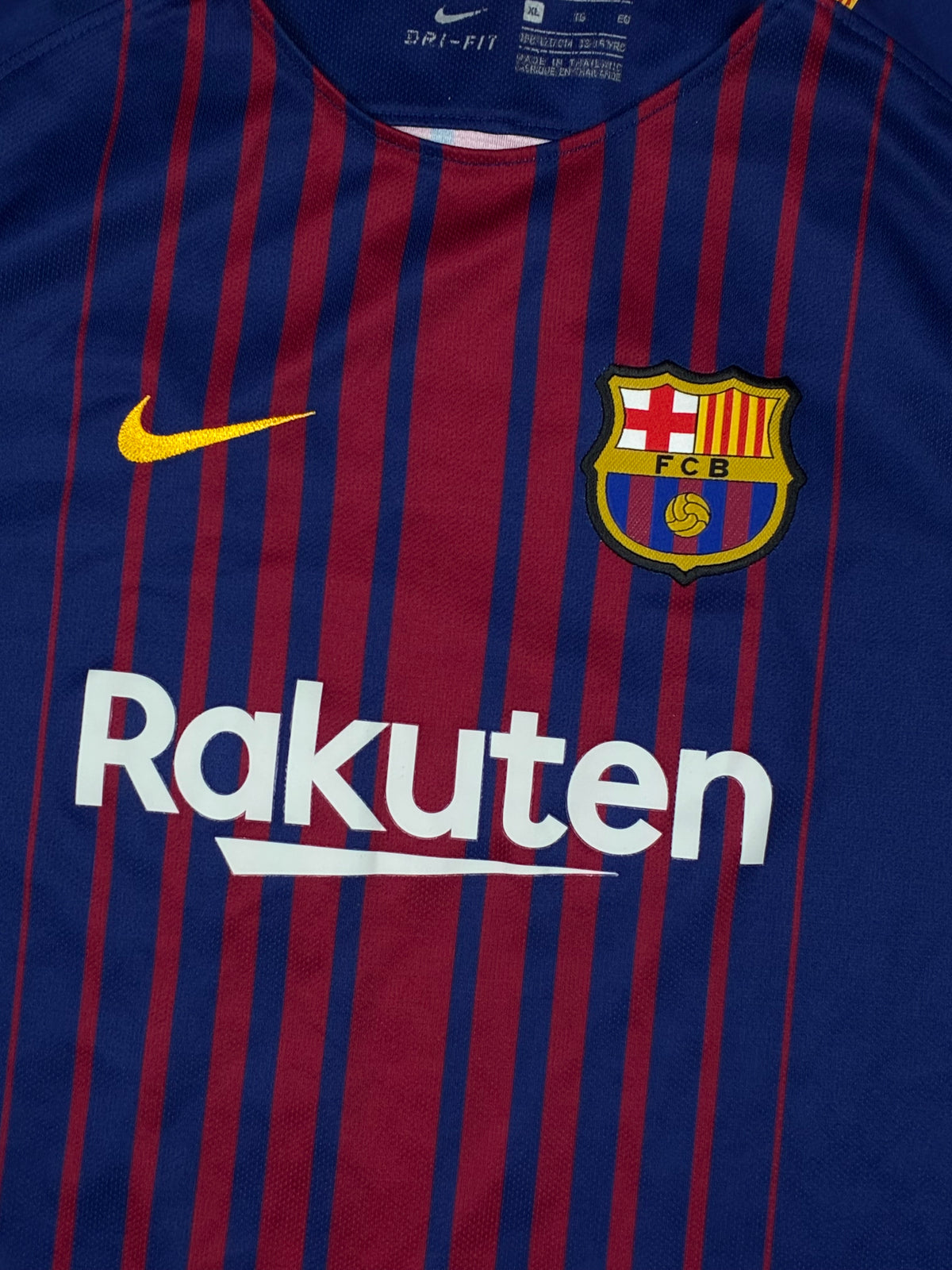 blue Nike Fc Barcelona home jersey {S}