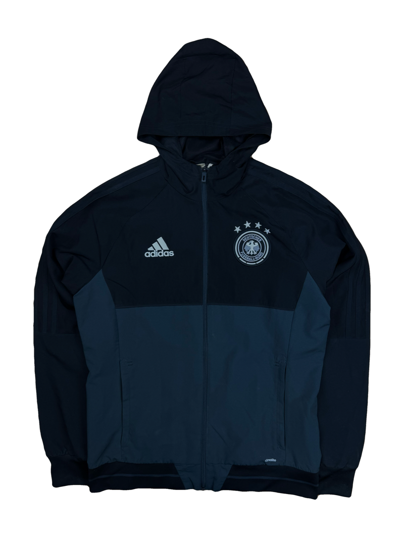black Adidas Germany windbreaker {M}