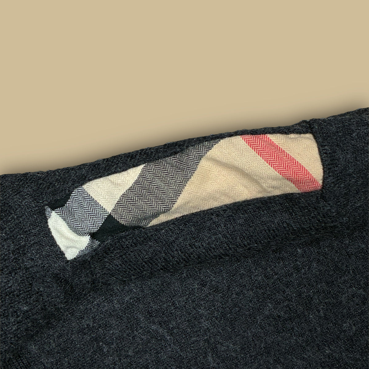 vintage Burberry halfzip {M}