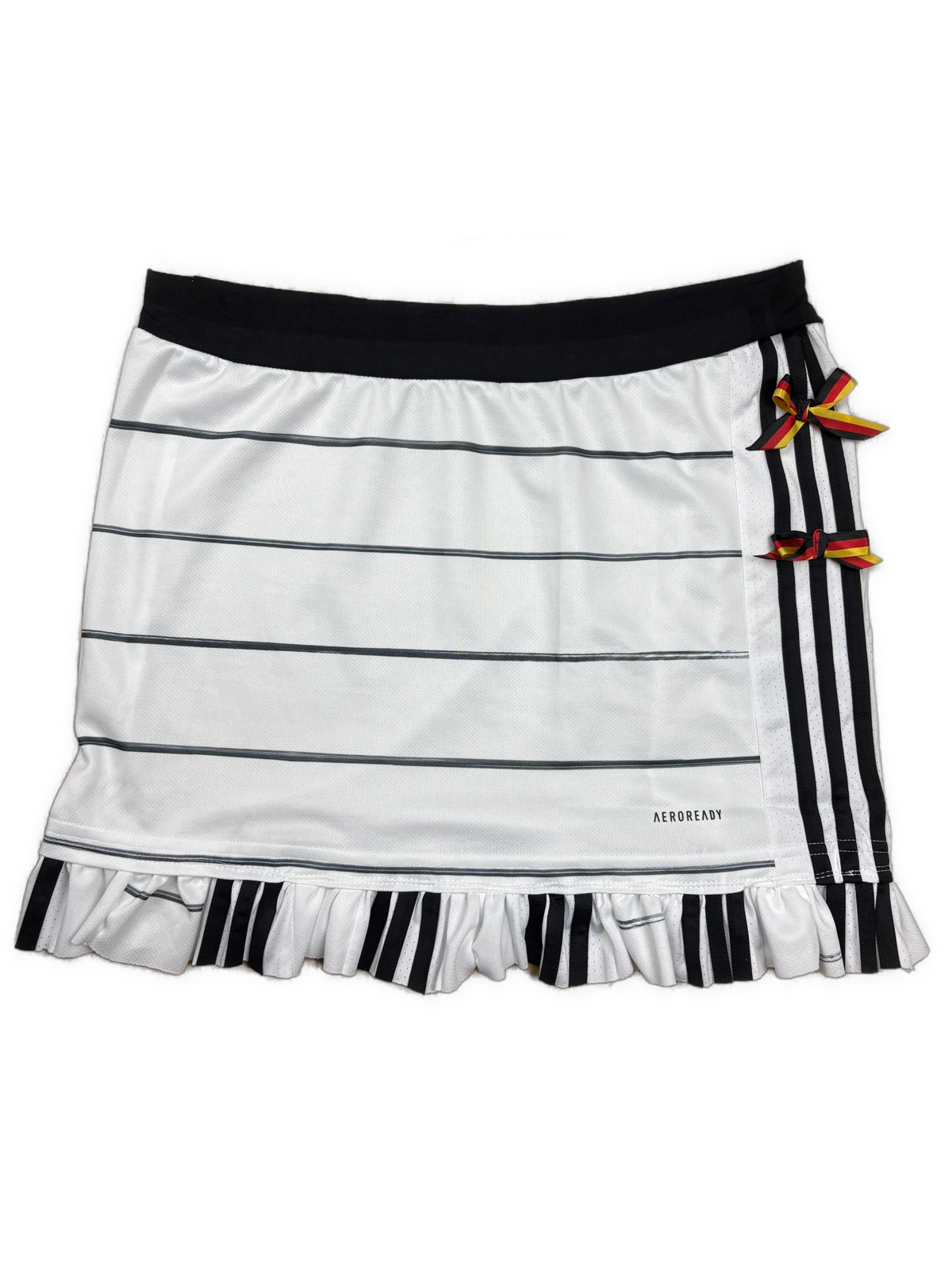 white Adidas Germany 2020 home jersey set reworked by Cosima Chalk