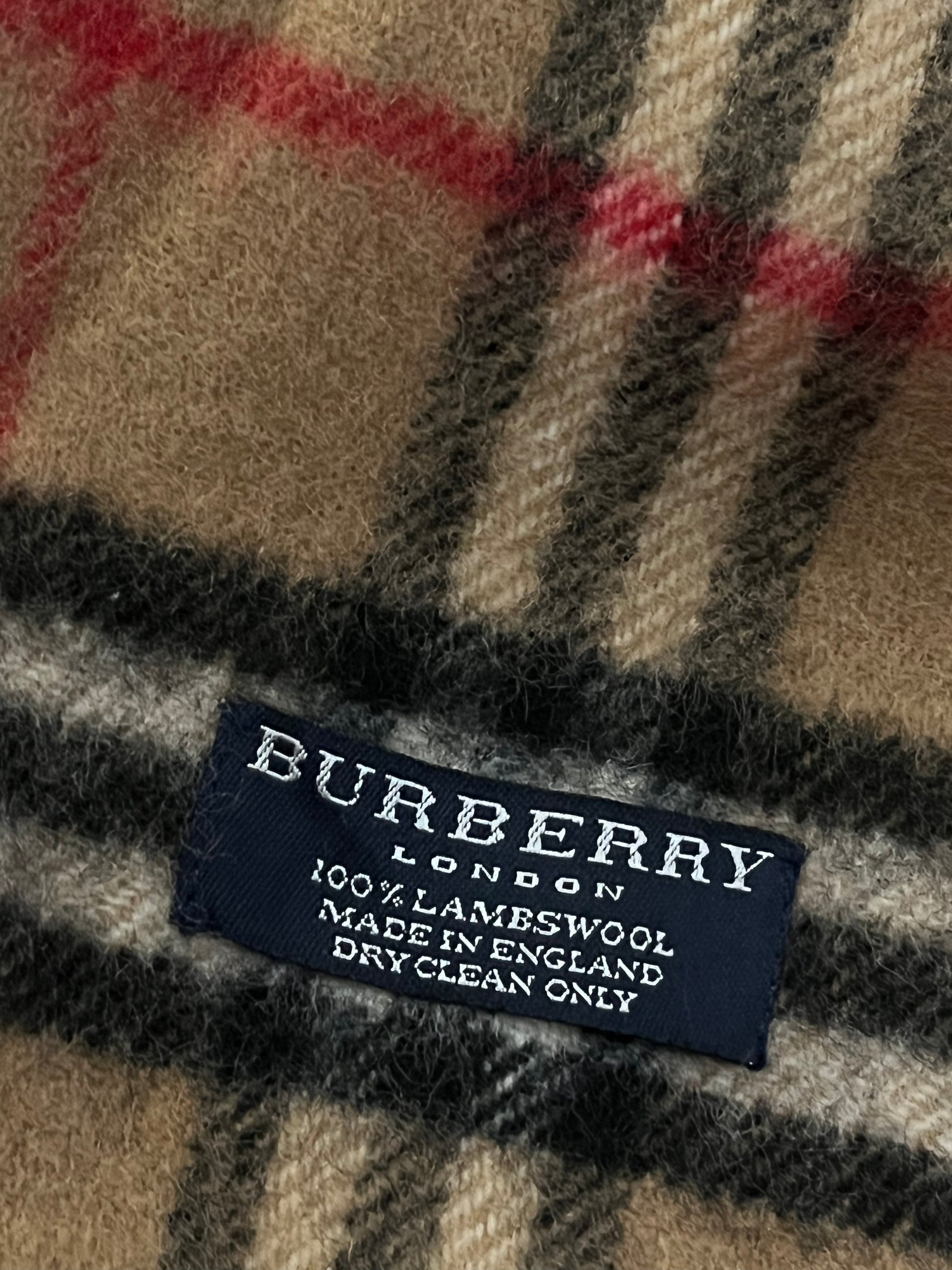 vintage Burberry scarf