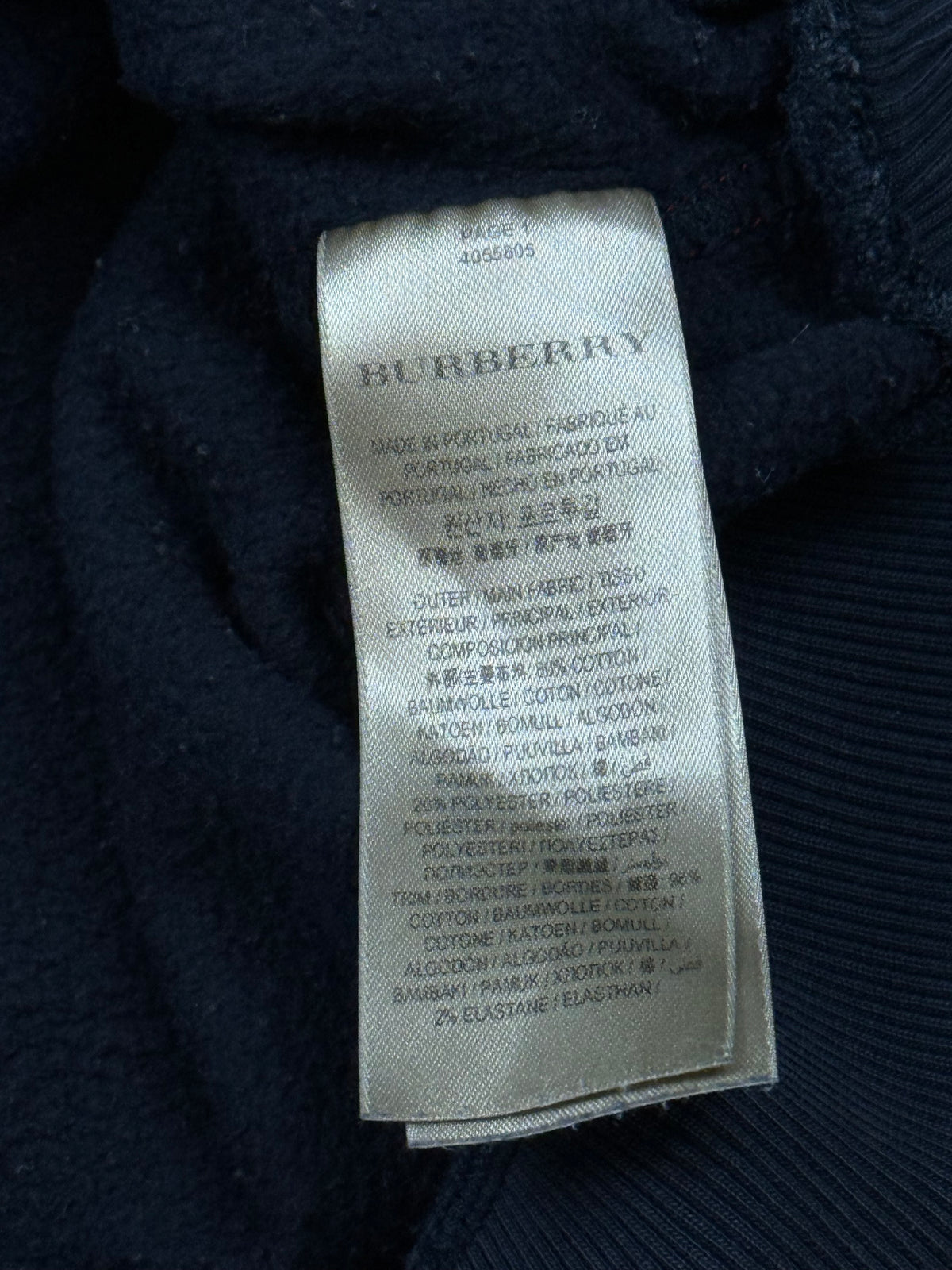 vintage navyblue Burberry sweater {L}