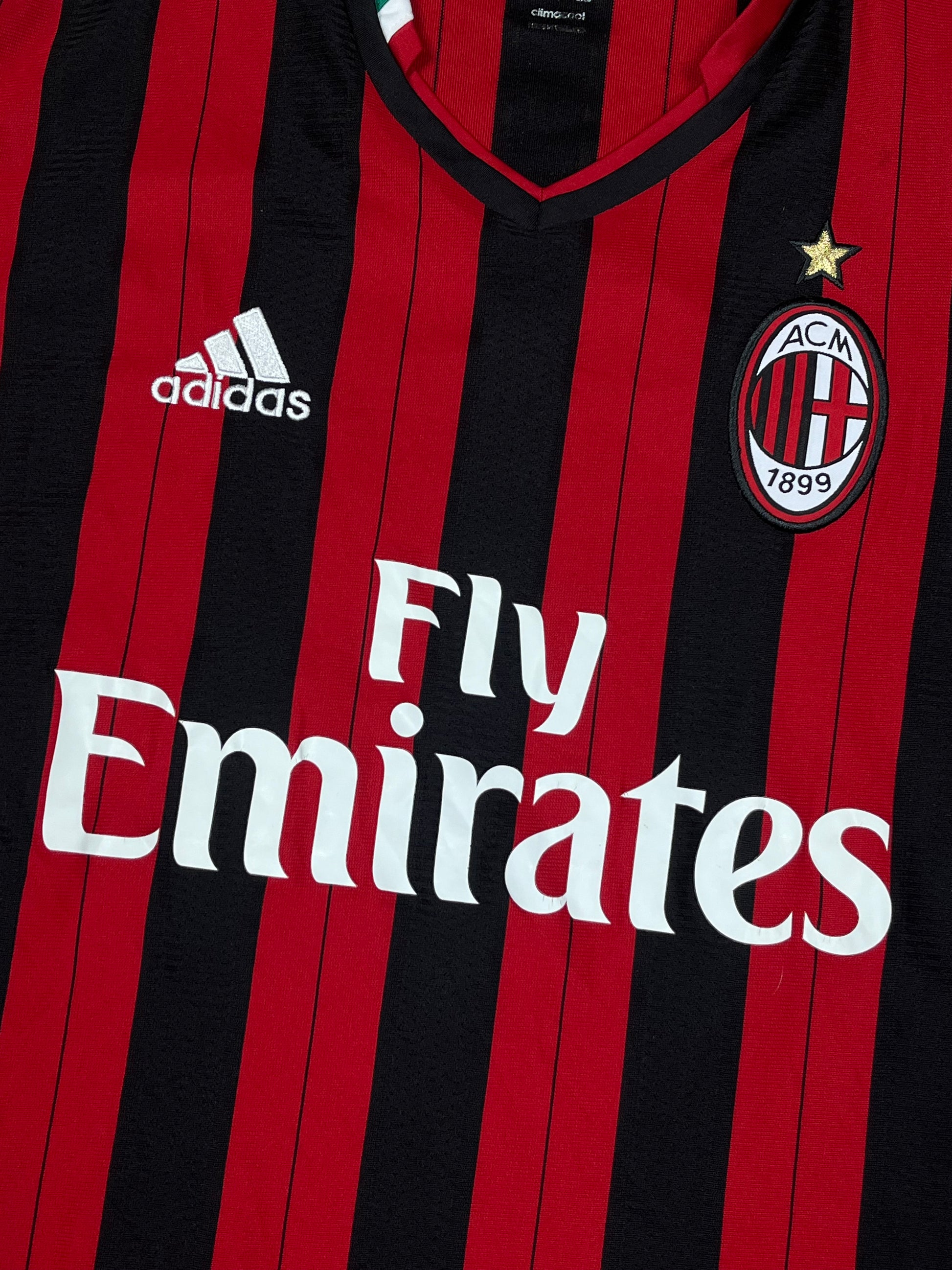 vintage Adidas Ac Milan 2013-2014 home jersey {L}