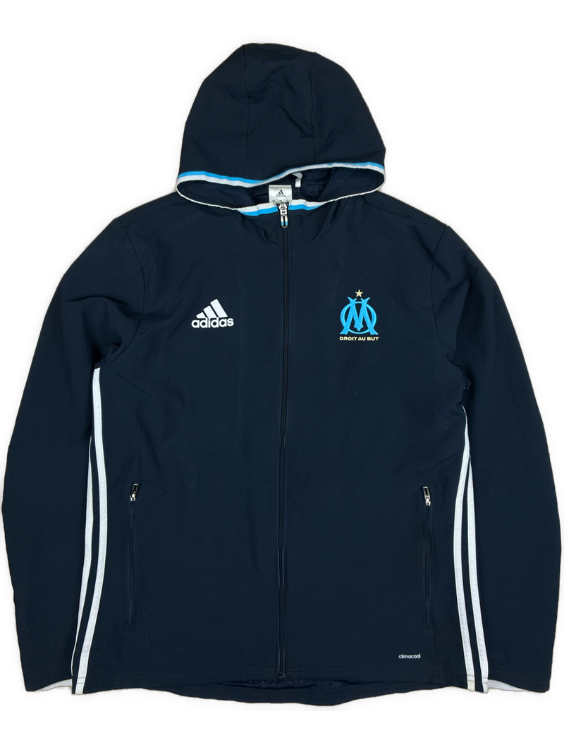 vintage Adidas Olympique Marseille windbreaker {L}