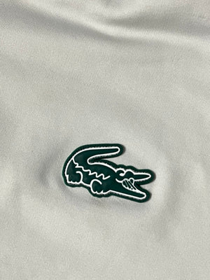 white Lacoste trackjacket {L}