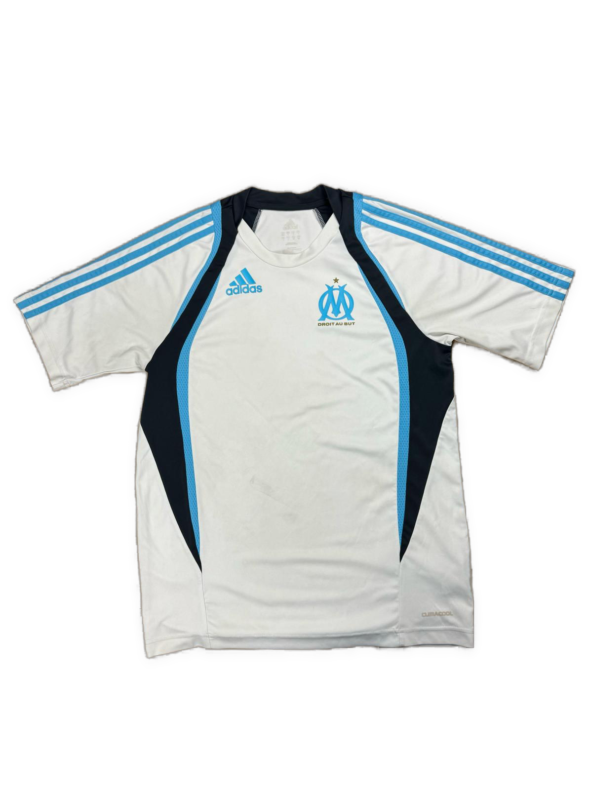 vintage Adidas Olympique Marseille trainingjersey {S}