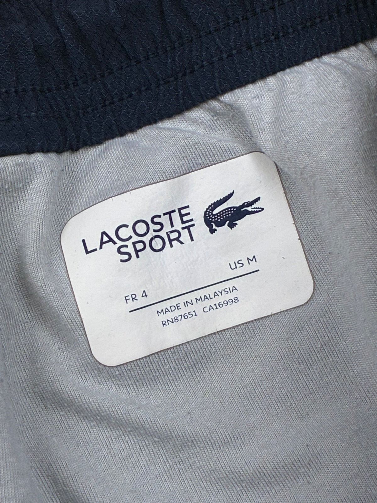 navyblue Lacoste trackpants {M}