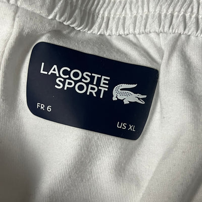 white Lacoste trackpants {XL}
