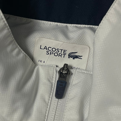 white Lacoste tracksuit {M}