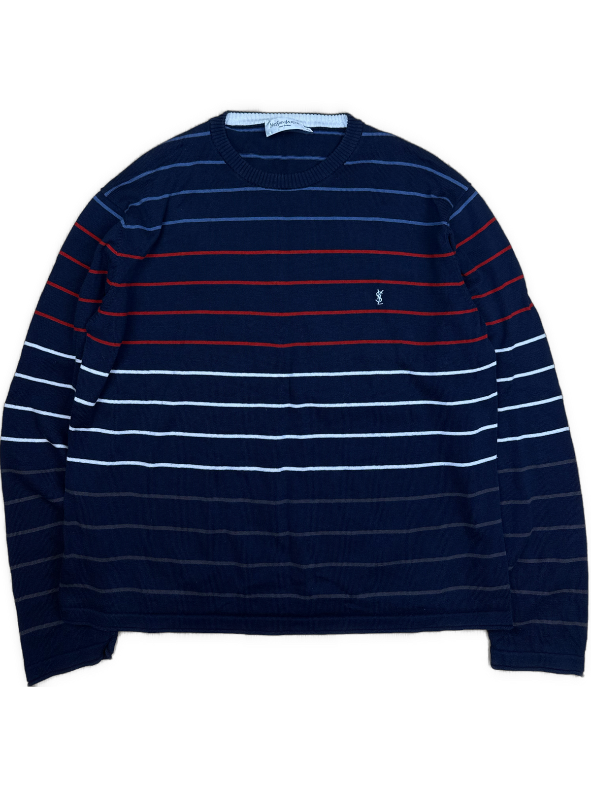 vintage YSL Yves Saint Laurent knittedsweater {XL}
