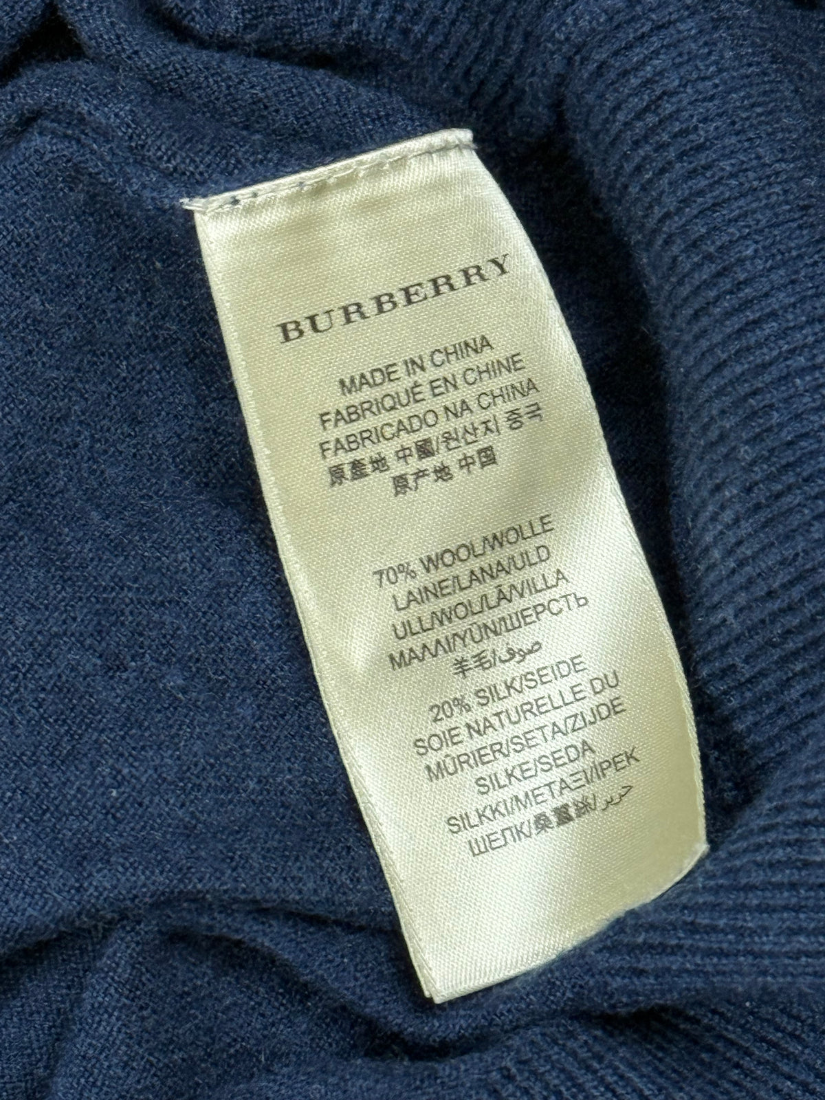 vintage Burberry knittedsweater {M}