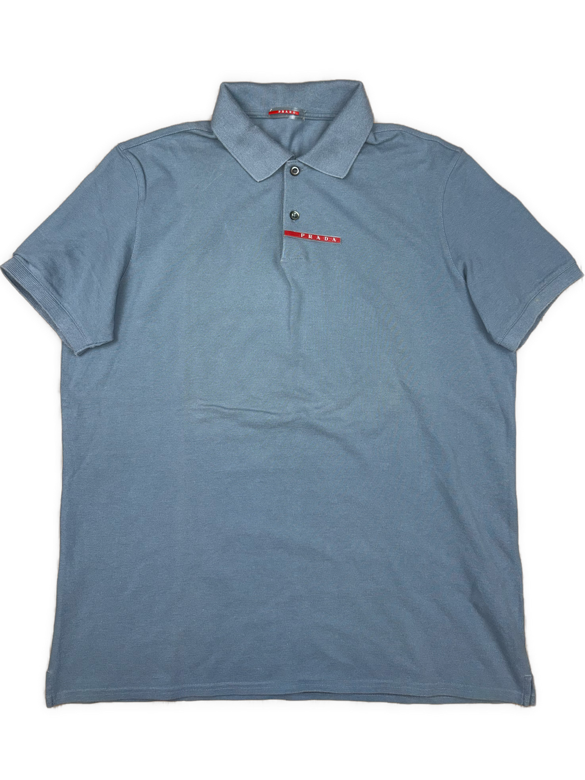 vintage babyblue Prada polo {XL}
