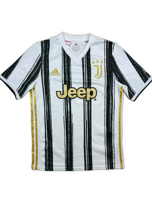 white Adidas Juventus Turin home jersey {S}