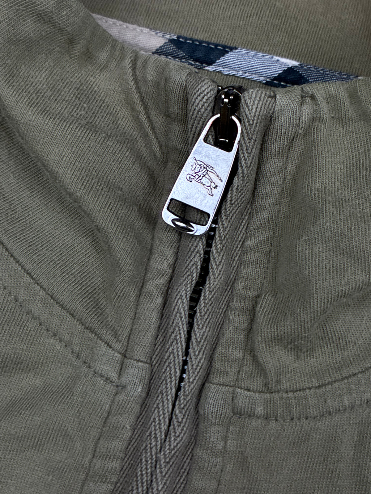 vintage Burberry sweatjacket {L}