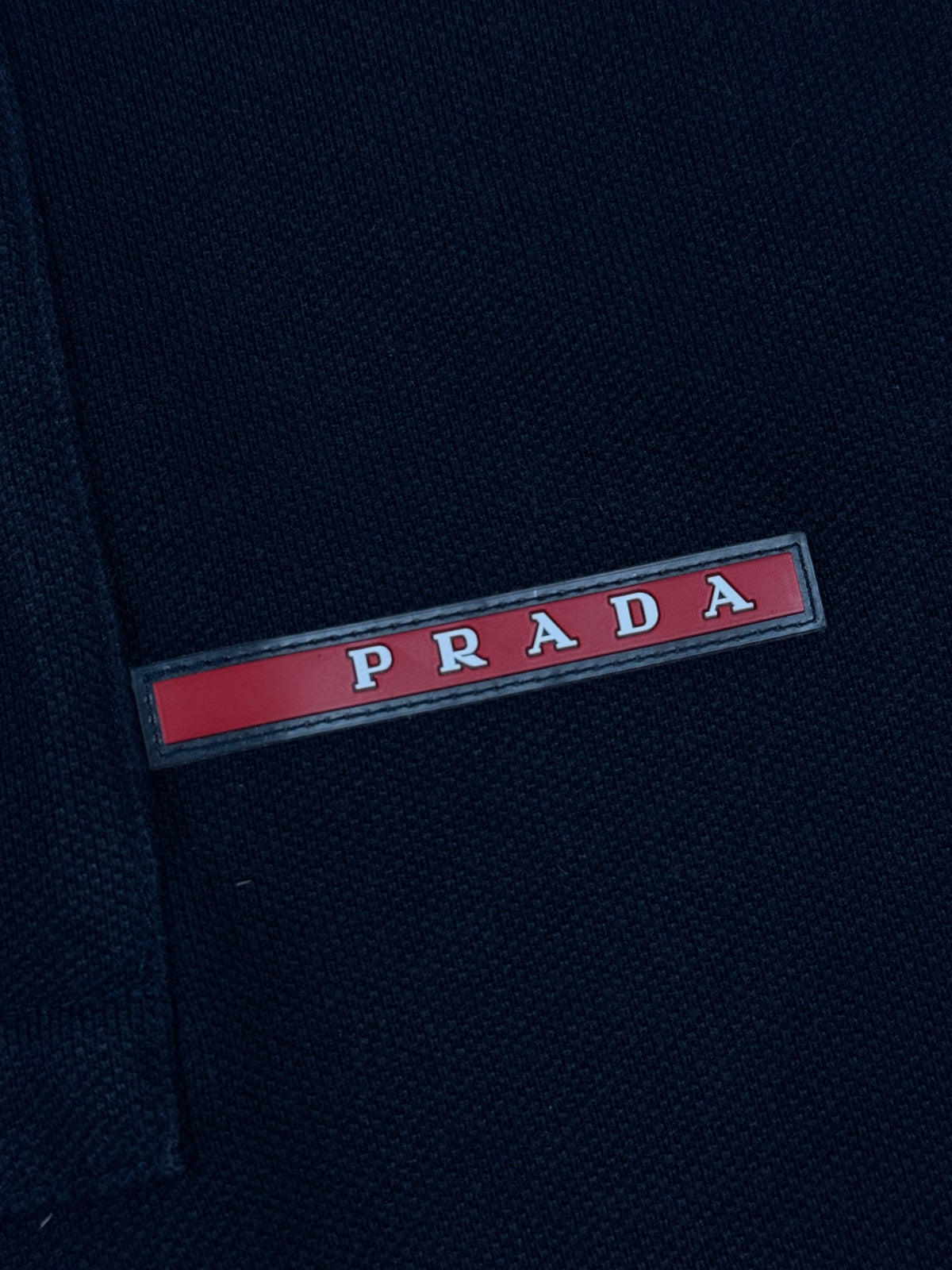 navyblue Prada polo {S}
