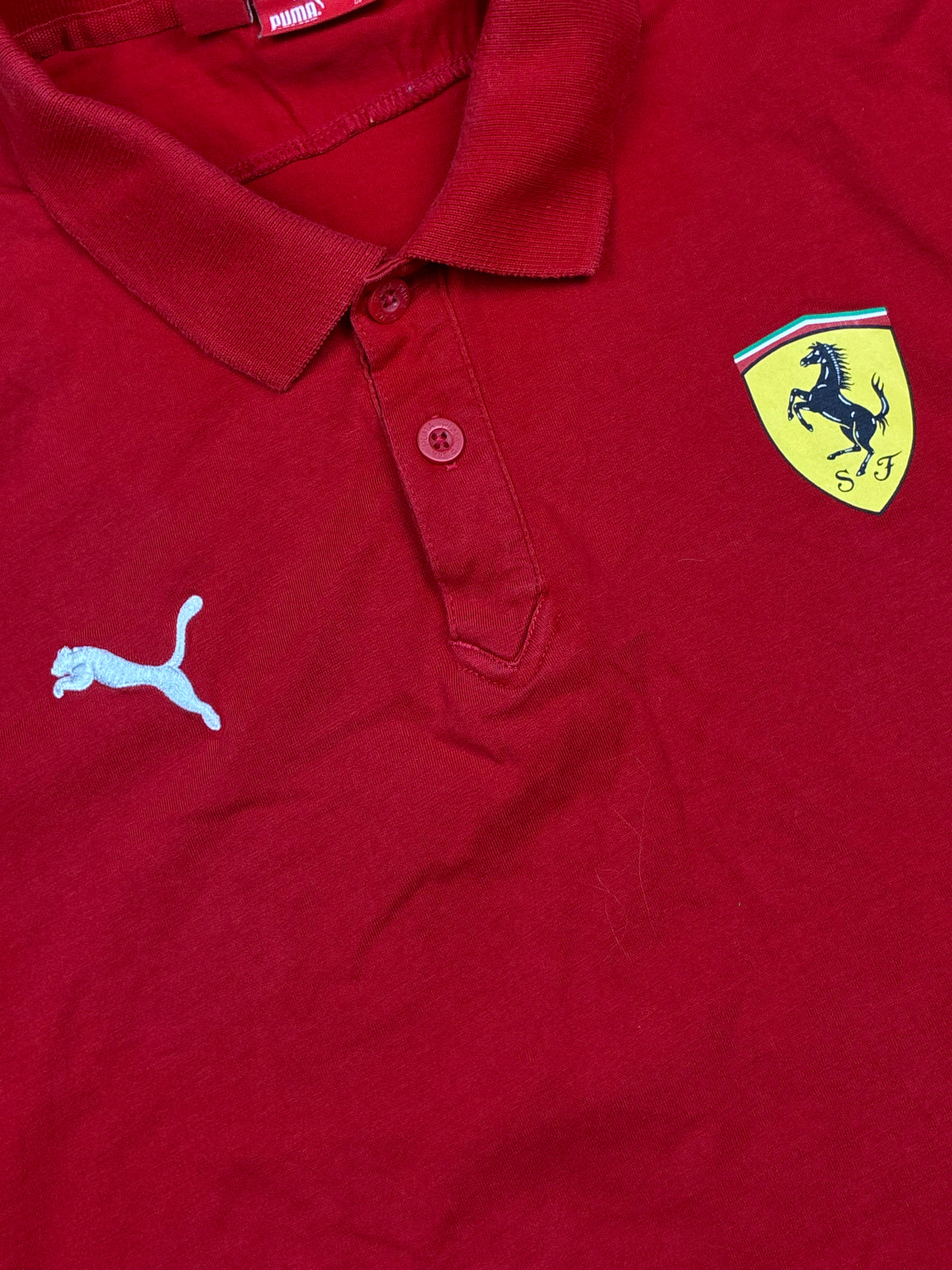 vintage Puma Ferrari polo {XL}